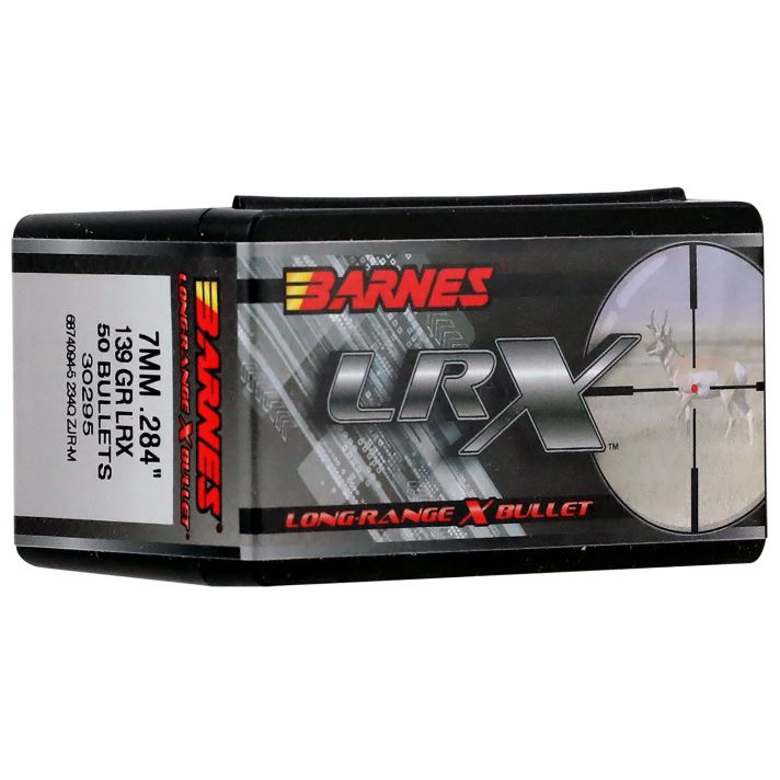 Barnes Bullets 30295 LRX Long Range 7mm 139gr Boat Tail 50/Box