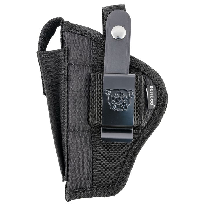 Bulldog FSN7 ExtremeOWB Black Nylon Belt Loop/Clip Fits S&W M&P/2-4"Standard Auto/Glock 19 Ambidextrous