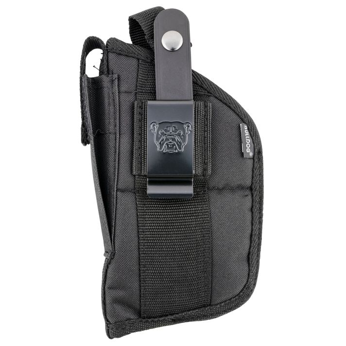 Bulldog FSN19 ExtremeOWB Black Nylon Belt Loop/Clip Fits Auto w/Laser or Light Fits 2-5" Barrel Ambidextrous