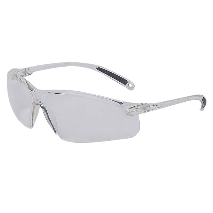Howard Leight R01636 Uvex A700 Shooting Glasses Adult Clear Lens Polycarbonate Scratch Resistant Clear Frame