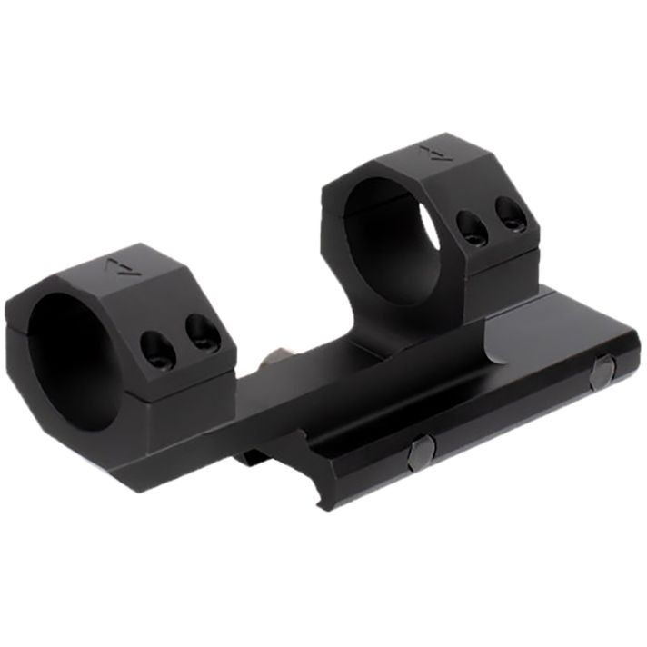 Aim Sports MTCLF115 Cantilever Scope Mount/Ring Combo Black Anodized Aluminum Rifle 1" Tube Medium Rings