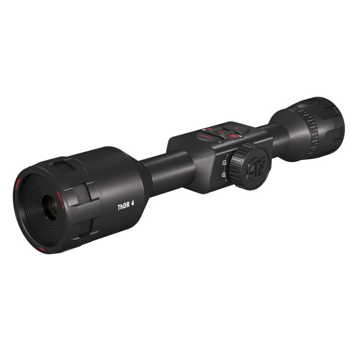 ATN TIWST4641A Thor 4 640 Thermal Rifle Scope Black Anodized 1-10x Multi Reticle 640x480 Resolution Features Rangefinder
