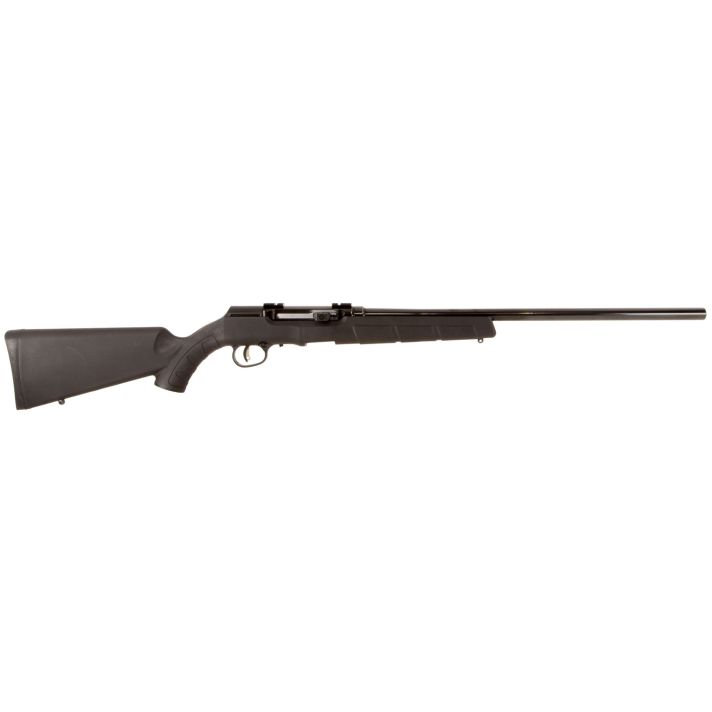 Savage Arms 47007 A Series Magnum Full Size 17 HMR 10+1 22" High Luster Heavy Barrel, High Luster Drilled & Tapped Carbon Steel Receiver, Matte Black Fixed Synthetic Stock, Right Hand