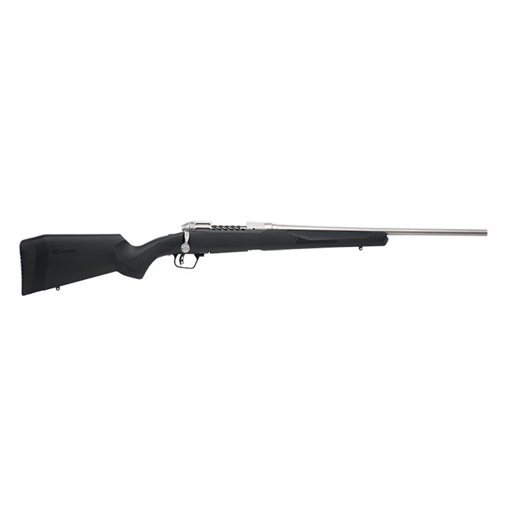 Savage Arms 57074 110 Lightweight Storm 243 Win 4+1 20", Matte Stainless Metal, Black Synthetic Stock
