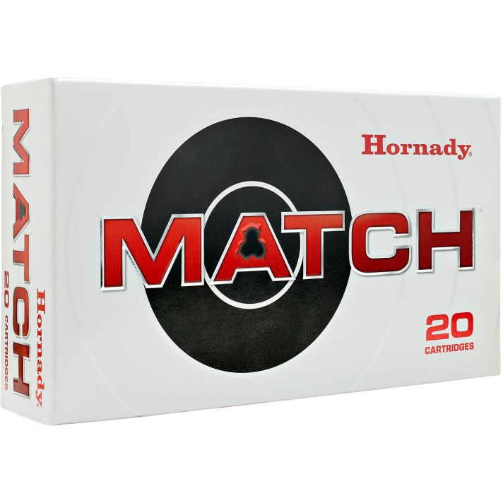 Hornady 8230 Match338LapuaMag 250gr Boat Tail Hollow Point 20 Per Box/6 Case