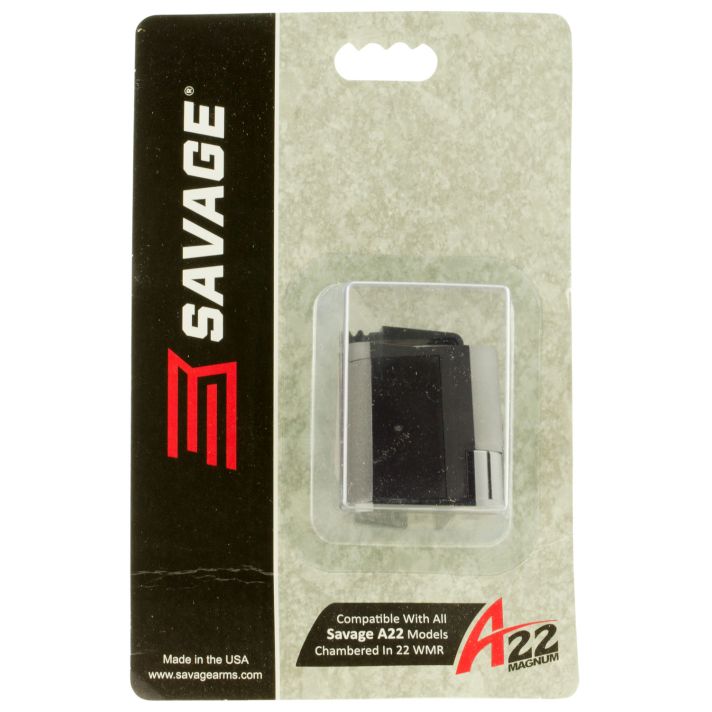 Savage Arms 47205 A22/B2210rd Rotary 22 WMR Black Metal