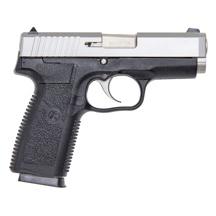 Kahr Arms CW4543 CW45 ACP Caliber with 3.60" Barrel, 6+1 Capacity, Black Finish Frame, Serrated Matte Stainless Steel Slide & Textured Polymer Grip