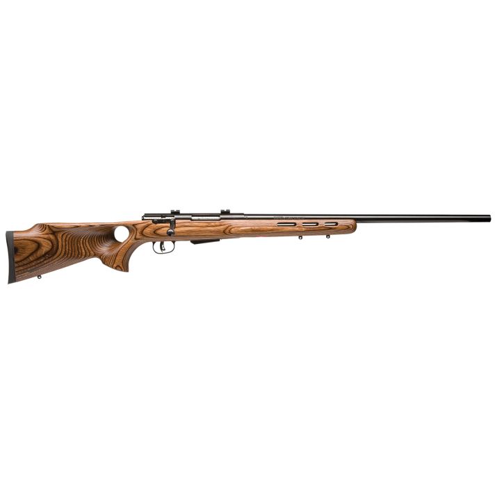 Savage Arms 18529 25 Lightweight Varminter-T 204 Ruger 4+1 Cap 24" Matte Black Rec/Barrel Natural Brown Laminate Fixed Thumbhole Stock Right Hand (Full Size) with Detachable Box Magazine