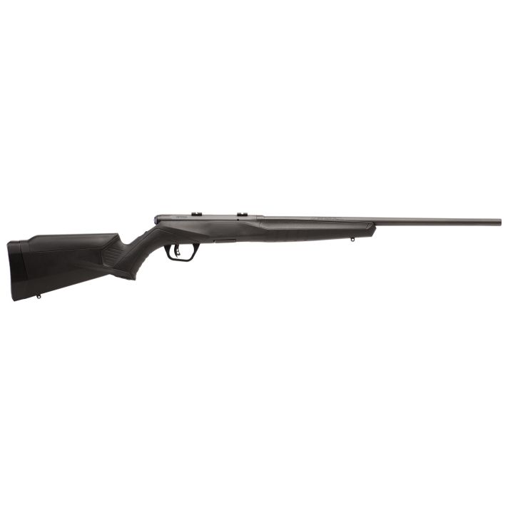 Savage Arms 70540 B Series F Full Size 22 WMR 10+1 21" Matte Black Button Rifled Barrel, Matte Black Drilled & Tapped Carbon Steel Receiver, Matte Black Fixed Synthetic Stock, Left Hand