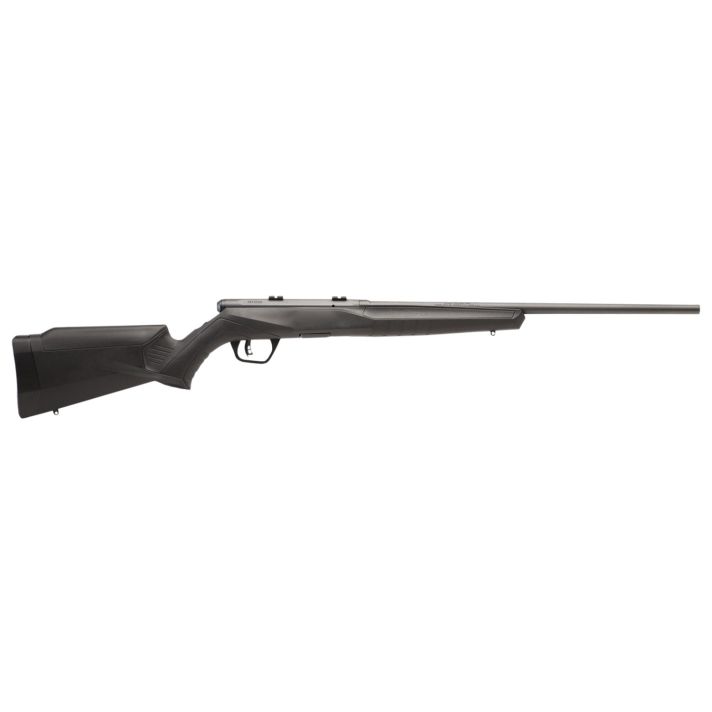 Savage Arms 70840 B17 F Compact 17 HMR 10+1 18" Matte Black Button Rifled Barrel, Matte Black Drilled & Tapped Carbon Steel Receiver, Matte Black Fixed Synthetic Stock, Left Hand