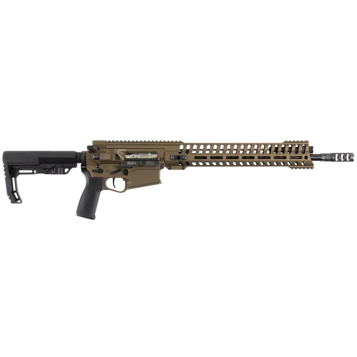 Patriot Ordnance Factory 01467 Revolution Gen4 308 Win,7.62x51mm NATO 16.50" 20+1 Burnt Bronze 6 Position MFT BMS Minimalist Stock MLOK