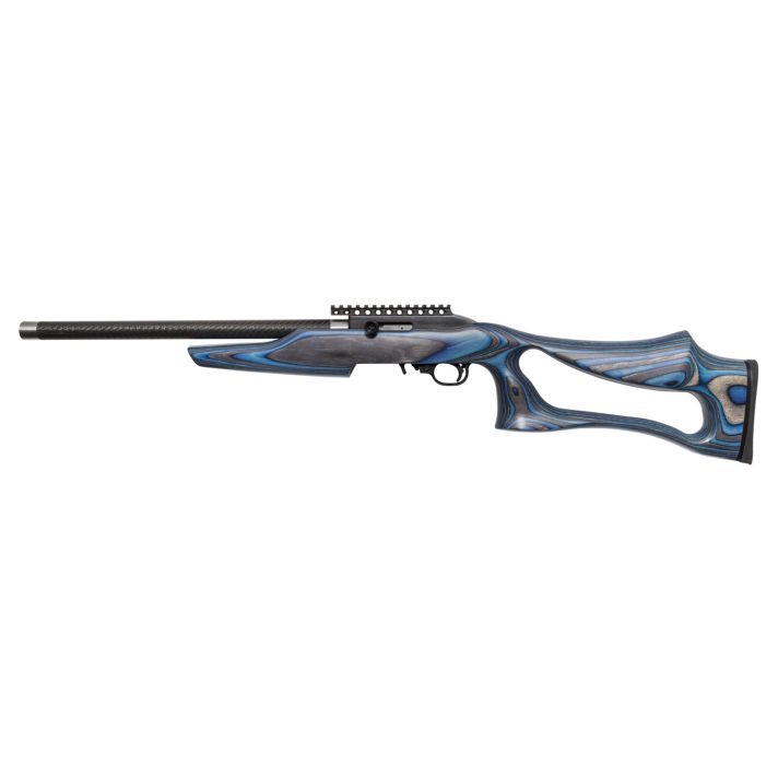 Magnum Research SSEB22G Magnum Lite SwitchBolt Full Size 22 LR 10+1 17" Black Anodized Carbon Steel/Threaded Barrel, Black w/Integral Scope Base Receiver/ Blue Fixed Thumbhole Stock, Right Hand
