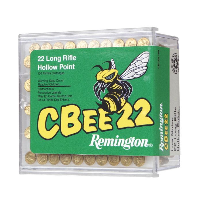 Remington Ammunition 21119 Cbee Rimfire 22LR 33gr Hollow Point 100 Per Box/50 Case