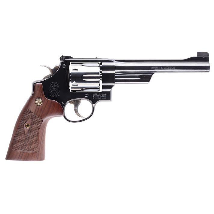 Smith & Wesson 150256 Model 25 Classic 45 Colt (LC) Blued Carbon Steel6.50" Barrel, 6rd Cylinder & N-Frame, Checkered Square Butt Walnut Grip
