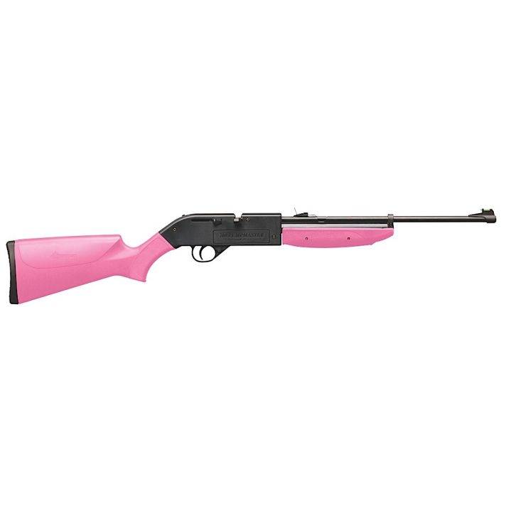 Crosman 760P 760 Pumpmaster Pump Air Rifle Pump 177 18+1 Shot Black Black Receiver Pink