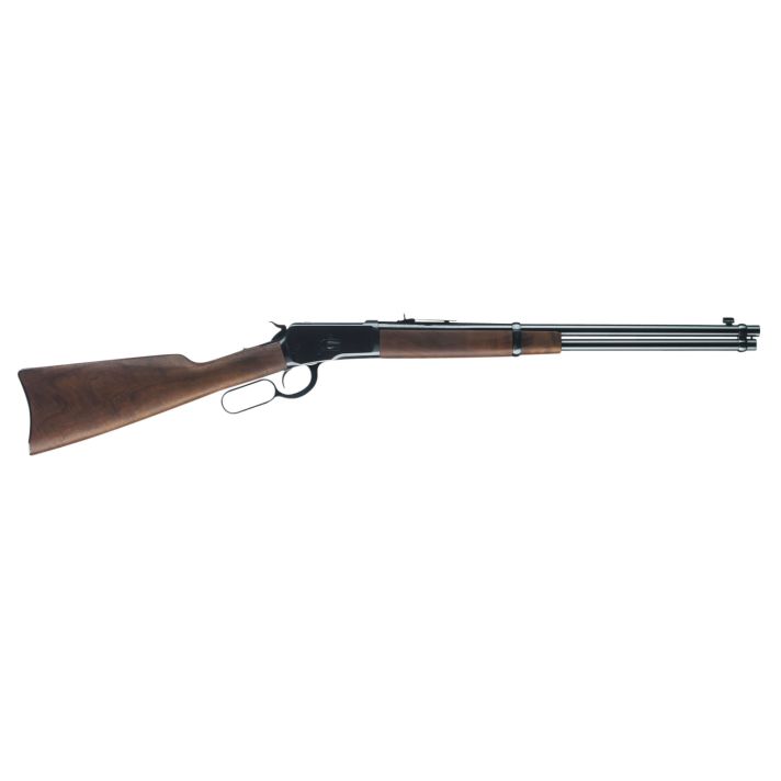 Winchester Repeating Arms 434177124 Model 1892 Carbine Full Size 44 Rem Mag 10+1 20" Brushed Polish Blued Steel Barrel, Drilled & Tapped Steel Receiver, Black Walnut Straight Grip Synthetic Stock