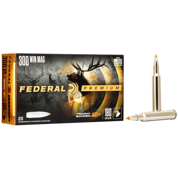 Federal P300WTT1 Premium300WinMag 180gr Trophy Bonded Tip 20 Per Box/10 Case