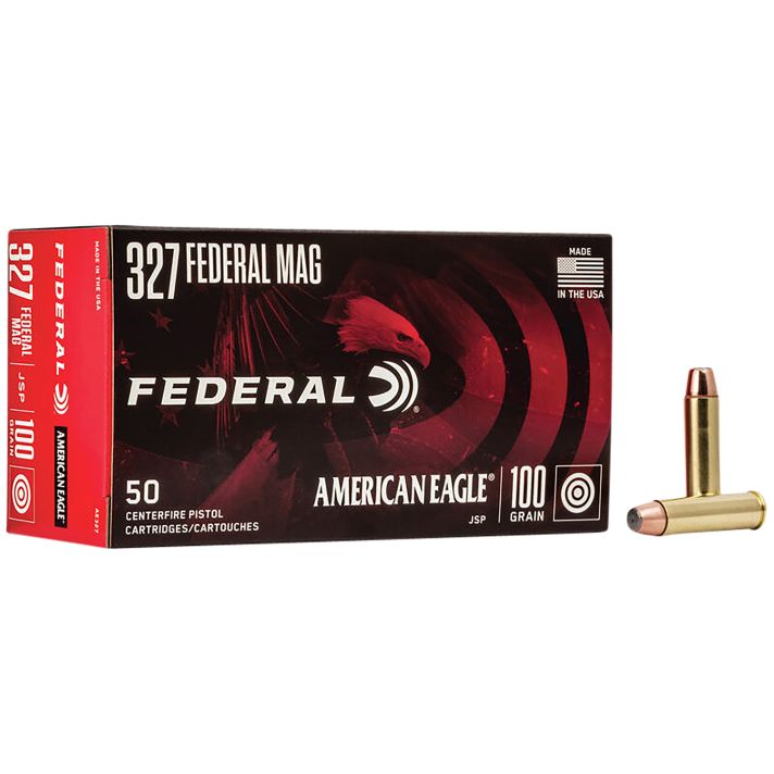 Federal AE327 American Eagle Handgun 327FederalMag 100gr Soft Point 50 Per Box/20 Case