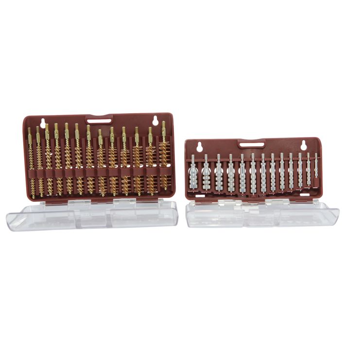 Tipton 444777 Jag & Brush Set 17-45 Cal 8-32" Thread 26 Pieces
