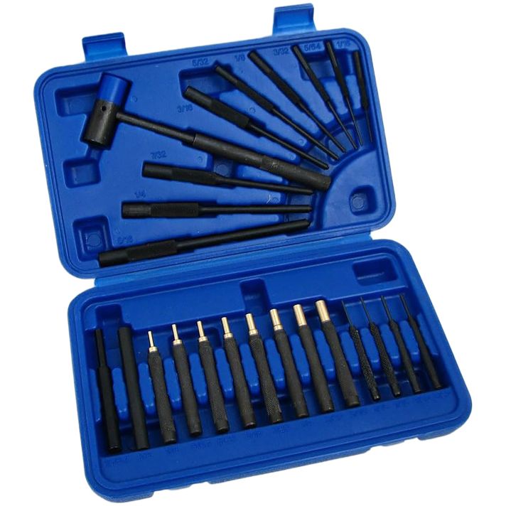 DAC GMPUNCH24 Drive Pin & Roll Punch Set Universal 24 Pieces
