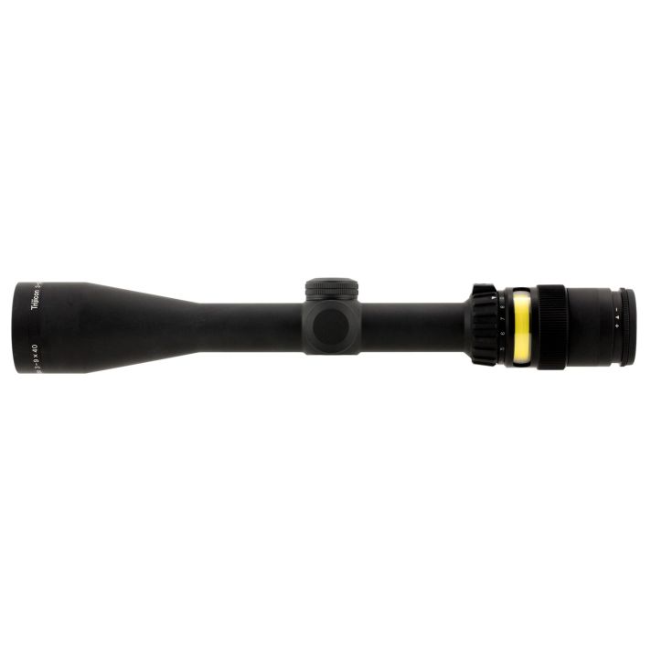 Trijicon 200001 AccuPointBlack Hardcoat Anodized 3-9x 40mm 1" Tube Illuminated Duplex Crosshair w/Amber Dot Reticle