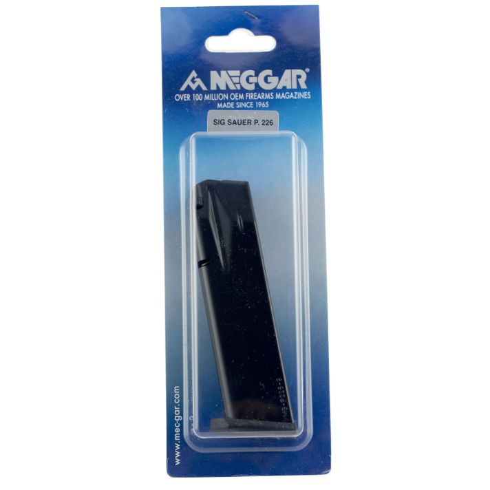 Mec-Gar MGP22618AFC StandardBlued with Anti-Friction Coating Detachable 18rd 9mm Luger for Sig P226