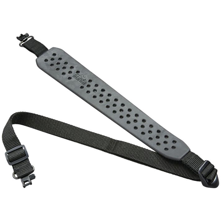 Butler Creek 81060 Comfort V- Grip Rifle Sling Black Rubber w/Nylon Strap Adjustable Design 1" QD Swivels