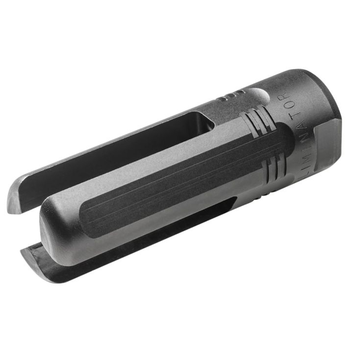 SureFire 3PELIMINATOR7625824 3P Eliminator Flash Hider Black Nitride Stainless Steel with 5/8"-24 tpi Threads & 2.80" OAL for 7.62x51mm NATO AR-10