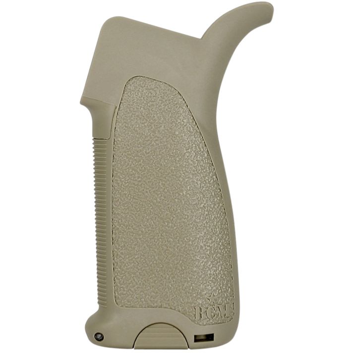 BCM GFGMOD1FDE BCMGunfighter Grip Mod 1 Made of Flat Dark Earth Polymer With Storage Compartment for AR-Platform