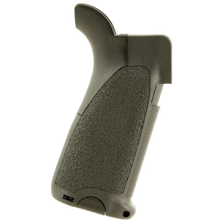 BCM GFGMOD2BLK BCMGunfighter Grip Mod 2 Made of Black Polymer With Storage Compartment for AR-Platform