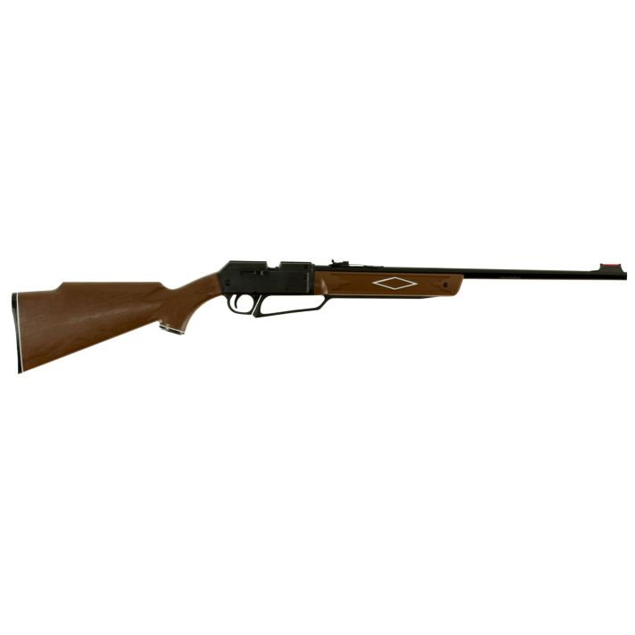 Daisy 880 Powerline Youth Pump Pneumatic 177 50rd Shot Black Black Receiver Hardwood w/Checkering & Woodgrain Molded Stock