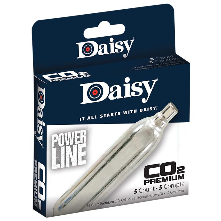 Daisy 997580611 Powerline CO2 Cylinder 12gram 5/Pack