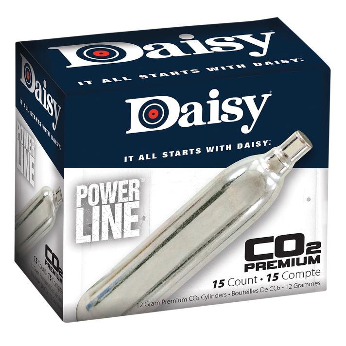 Daisy 997015611 Powerline CO2 Cylinder 12gram 15/Pack