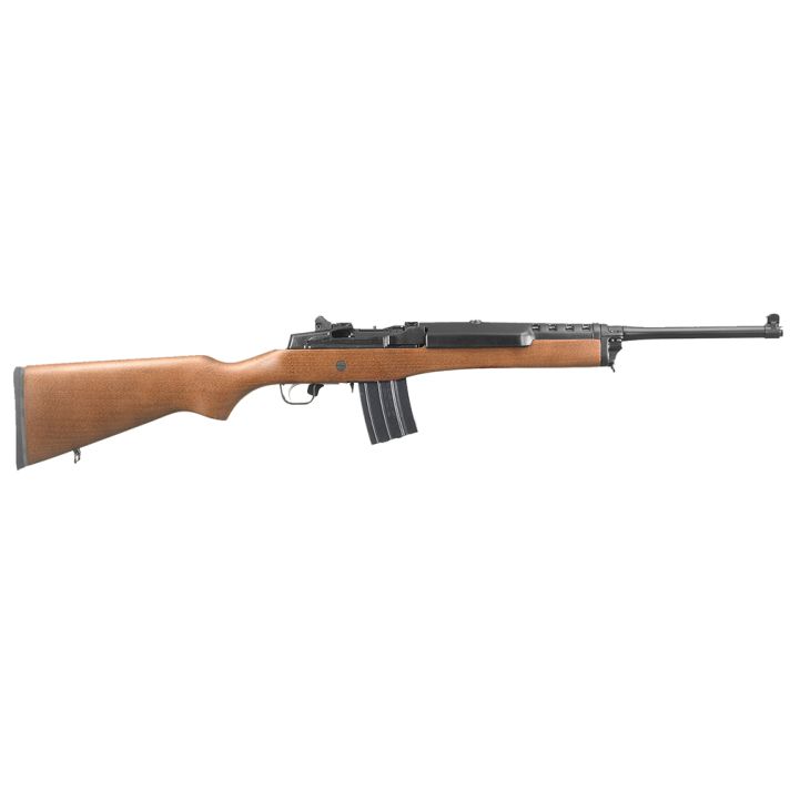 Ruger 5816 Mini-14 Ranch 5.56x45mm NATO 20+1 18.50" Barrel, Blued Alloy Steel, Hardwood Stock, Optics Ready