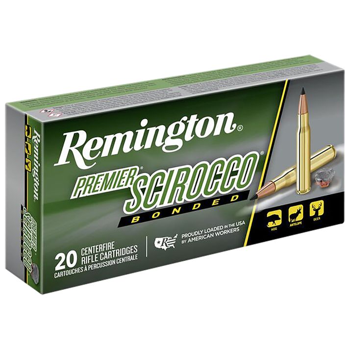 Remington Ammunition 27936 Premier Scirocco Bonded 300RUM 180gr Swift Scirocco Bonded 20 Per Box/10 Case