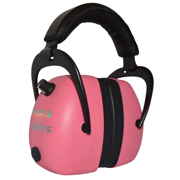 Pro Ears PEG2RMP Gold II 30 Electronic Muff 30 dB Over the Head Pink/Black Adult 1 Pair