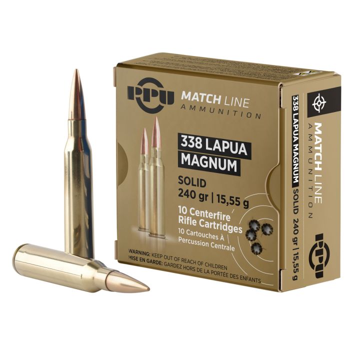 PPU PPM338 Match338LapuaMag 240gr Copper Solid 10 Per Box/20 Case
