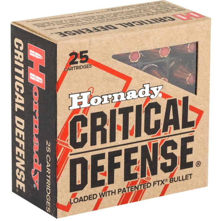 Hornady 90250 Critical Defense9mmLuger 115gr Hornady Flex Tip eXpanding 25 Per Box/10 Case