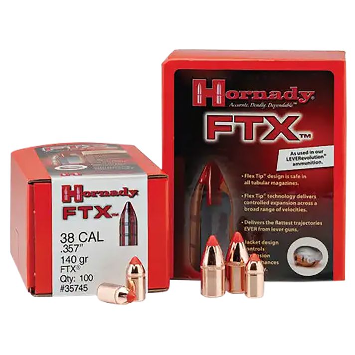Hornady 45201 FTX45 Cal .452 250 gr Flex Tip eXpanding 50 Per Box/ 25 Case