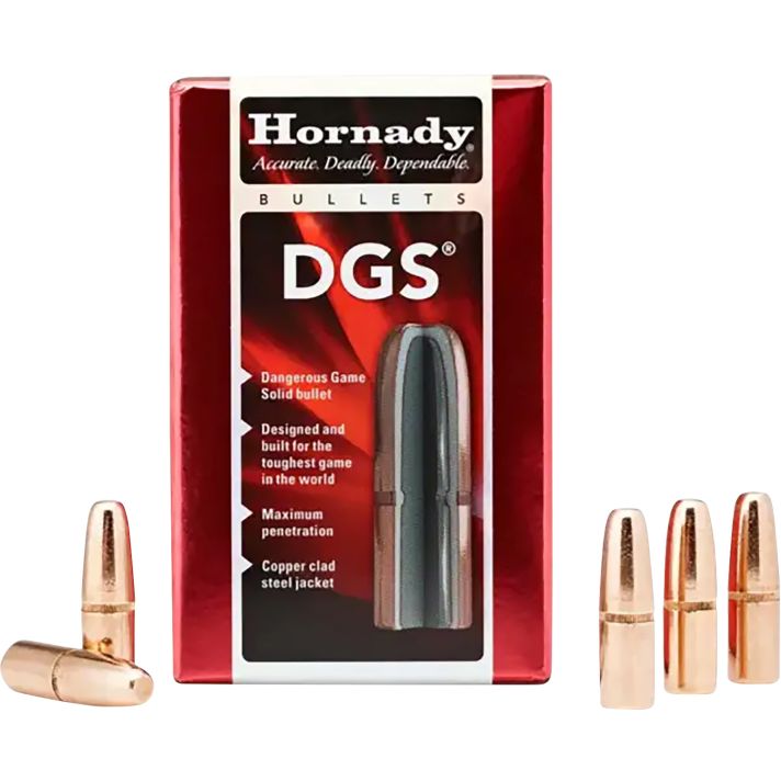 Hornady 4748 DGS470 Cal .474 500 gr Dangerous Game Solid 50 Per Box/ 15 Case