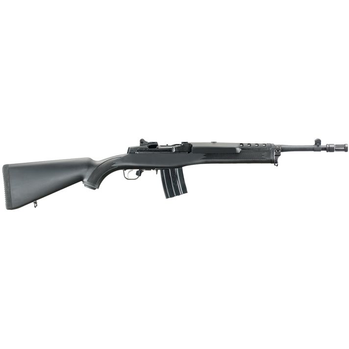 Ruger 5847 Mini-14 Tactical 223 Rem/5.56x45mm NATO 20+1 16.12"Threaded Factory Installed Flash Suppressor Barrel, Blued Alloy Steel, Synthetic Stock, Optics Ready