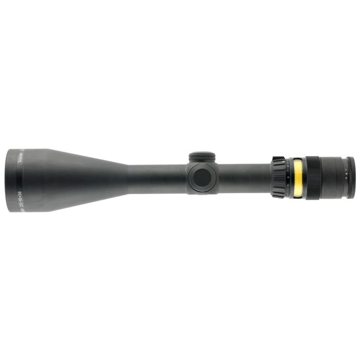 Trijicon 200027 AccuPointBlack Hardcoat Anodized 2.5-10x56mm 30mm Tube Illuminated Mil-Dot Crosshair w/Amber Dot Reticle