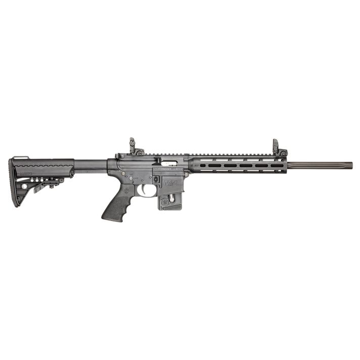 Smith & Wesson 11507 M&P15-22 Performance Center Sport *MA,MD,NJ Compliant 22 LR Caliber with 10+1 Capacity, 18" Barrel, Matte Black Metal Finish & Fixed Vltor Black Synthetic Stock Right Hand