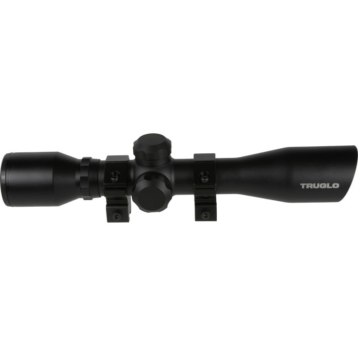 TruGlo TG8504BR CompactMatte Black 4x32mm 1" Tube Duplex Reticle