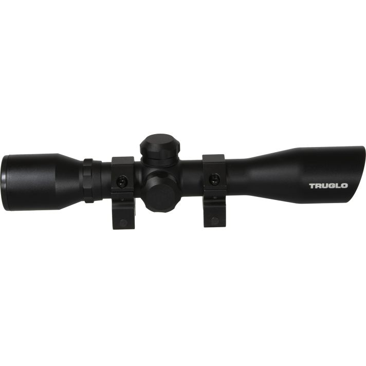 TruGlo TG8504BD CompactBlack Anodized Matte Black 4x 32mm 1" Tube Diamond Reticle