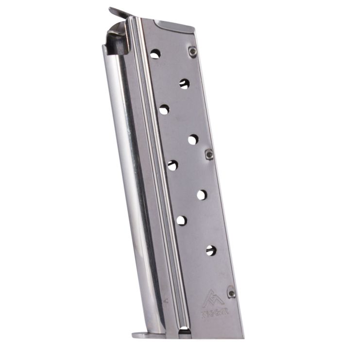 Mec-Gar MGCGOV9LN Standard9rd 9mm Luger Fits 1911 Government Nickel Carbon Steel
