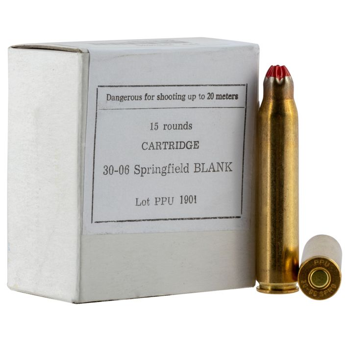 PPU PPB3006 Blank Ammo30-06Springfield 15 Per Box/54 Case