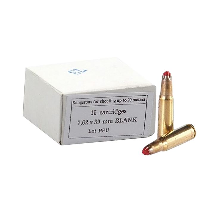 PPU PPB739 Blank Ammo7.62x39mm 15 Per Box/96 Case