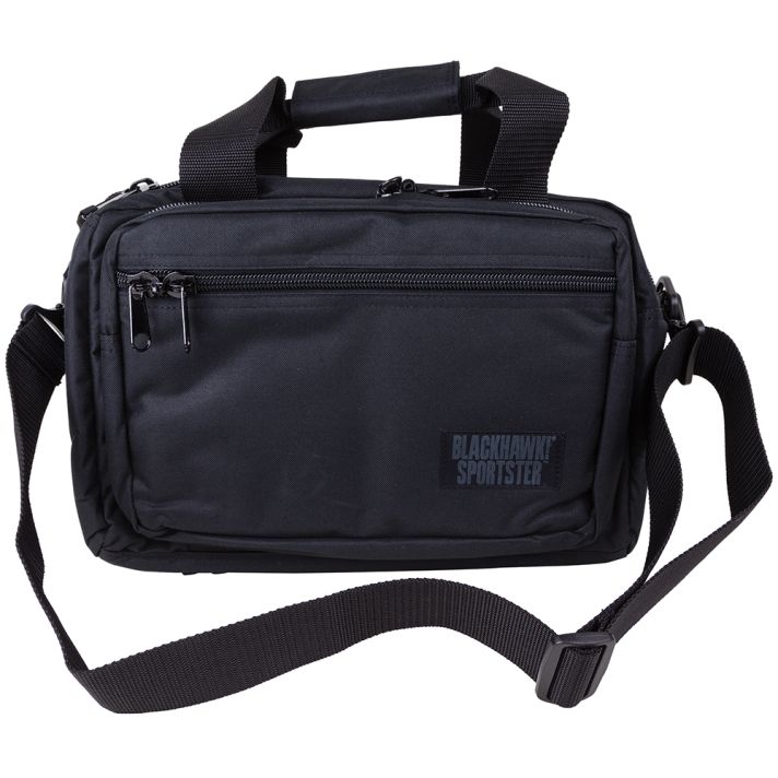 Blackhawk 74RB01BK Sportster Deluxe Black 600D Polyester Holds 2 Handguns