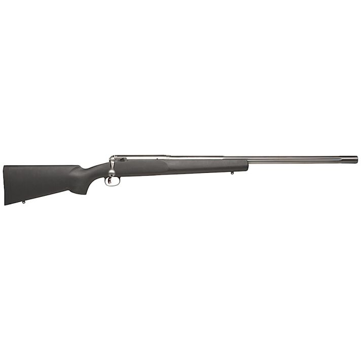 Savage Arms 18671 12 LRPV Full Size 6mm BR 1rd 26" Matte Heavy Fluted Barrel, Matte Stainless Steel Receiver w/Picatinny Rail, Matte Black HS Precision w/V-Block Synthetic Stock, Right Hand